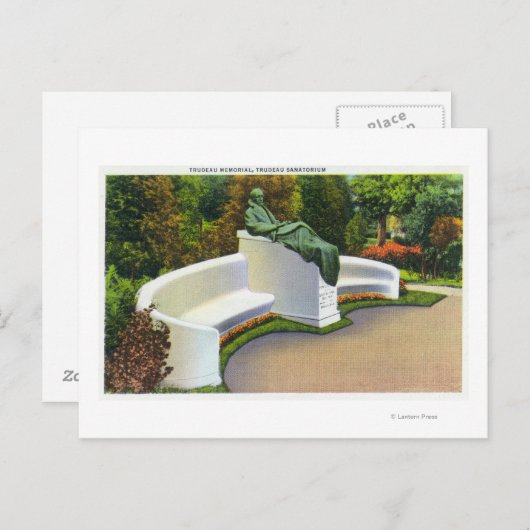 Trudeau Memorial, Trudeau Sanatorium Scene Briefkaart (Voorkant / Achterkant)