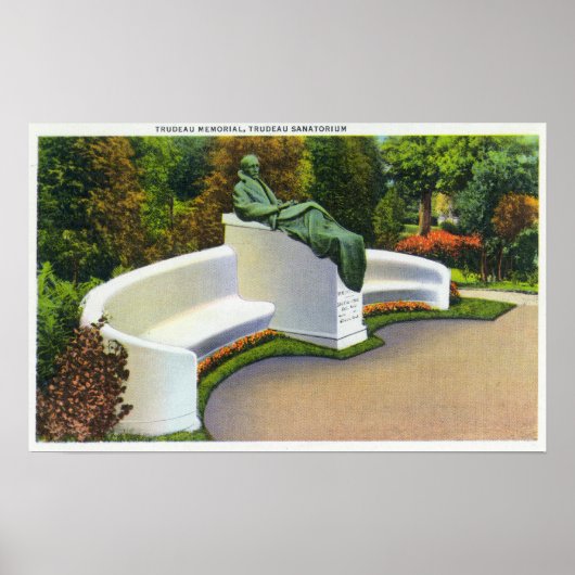Trudeau Memorial, Trudeau Sanatorium Scene Poster (Voorkant)