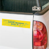 Trudeau Must Go Bumper Sticker (Op Truck)