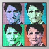 Trudeau Pop Art Poster (Voorkant)