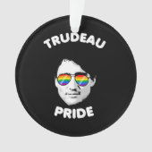 Trudeau Pride zonnebril Ornament (voorkant)