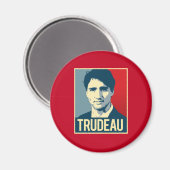Trudeau Propaganda Poster -.png Magneet (Voorkant / Achterkant)
