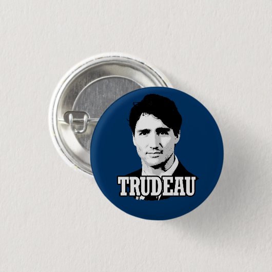 Trudeau Ronde Button 3,2 Cm (Voorkant /achterkant)