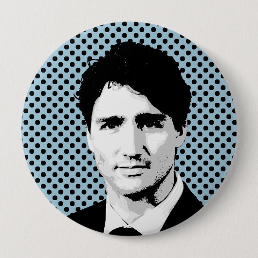 Trudeau Ronde Button 4,0 Cm (Voorkant)