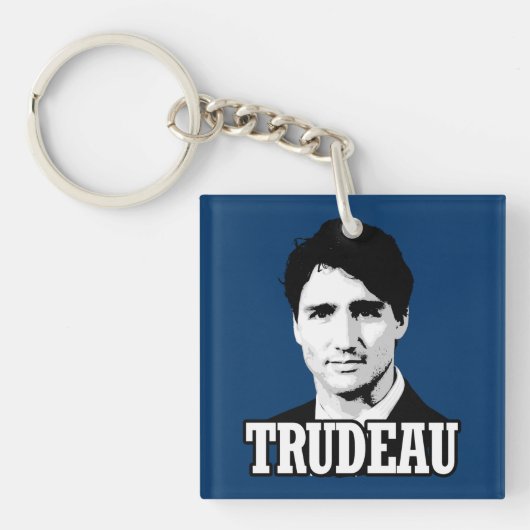 Trudeau Sleutelhanger (Voorkant)