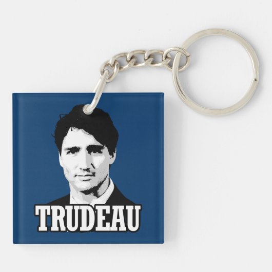 Trudeau Sleutelhanger (Achterkant)