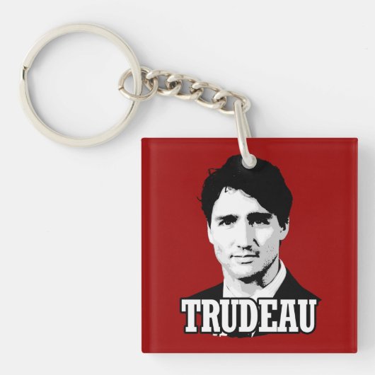 Trudeau Sleutelhanger (Voorkant)