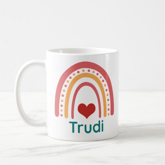 Trudi  Boho Rainbow Koffiemok (Links)