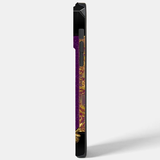 Trudie Lola II Baroque Monogram Classic Case-Mate iPhone Case (Achterkant / Links)