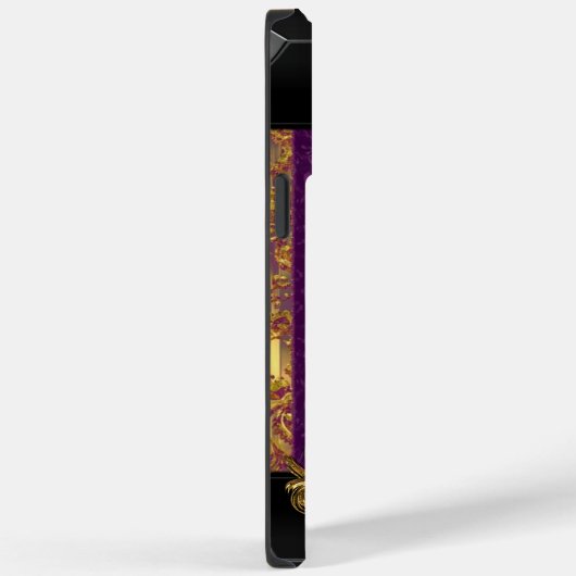 Trudie Lola II Baroque Monogram Classic Case-Mate iPhone Case (Achterkant / Rechts)