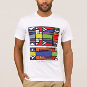 True African spirit Zulu-design T-shirt (Voorkant)