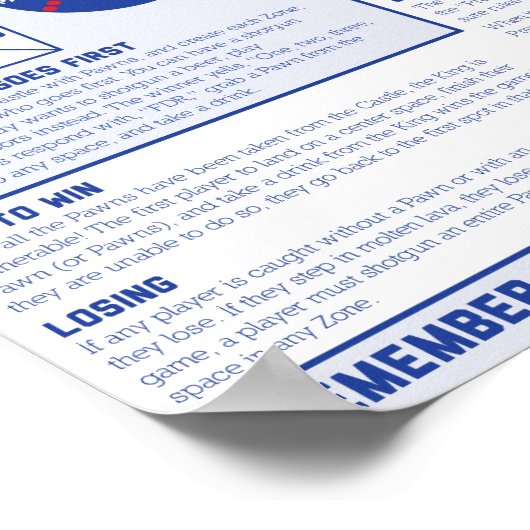 True American: de Drink spelregels van de EPIC Poster (Hoek)