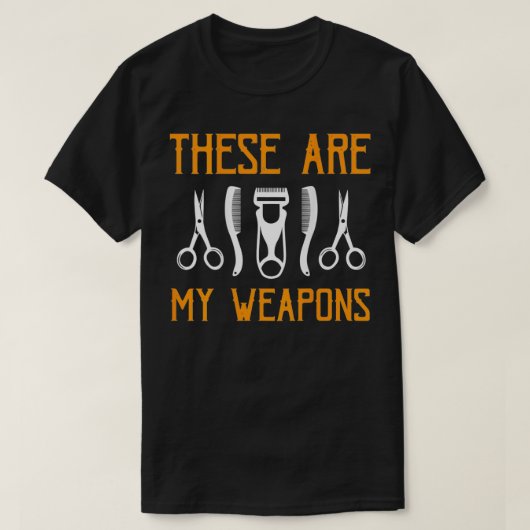 True Barber Weapon T-shirt (Design voorkant)