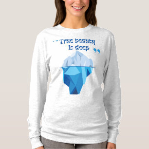 True Beauty Lies Beneath - Iceberg T-shirt voor vr