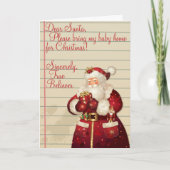 True Believer Kerstmis Feestdagen Kaart (Voorkant)