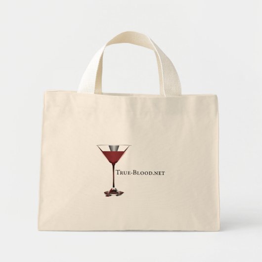 True-Blood.net Martini Glass Canvas tas (Voorkant)