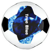 True Blue Abstract  Voetbal (Gedraaid)