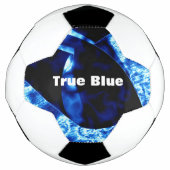 True Blue Abstract  Voetbal (Voorkant)