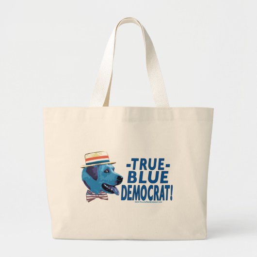 True Blue Democraat tas  (Voorkant)