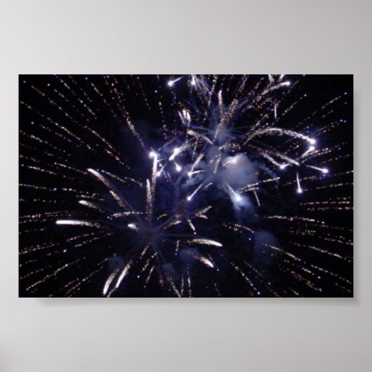 True Blue Fireworks Poster (Voorkant)