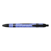 True Blue Glitter Crayon - Aangepaste naam drukkpe Blauwe Inkt Pen (Achterkant)