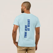 True Blue in hart T-shirt (Achterkant volledig)