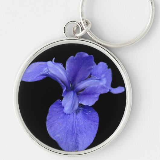 True Blue Iris Sleutelhanger (Voorkant)