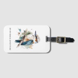 True Blue Kookaburra, custom Bagagelabel