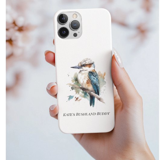 True Blue Kookaburra, custom Case-Mate iPhone Case