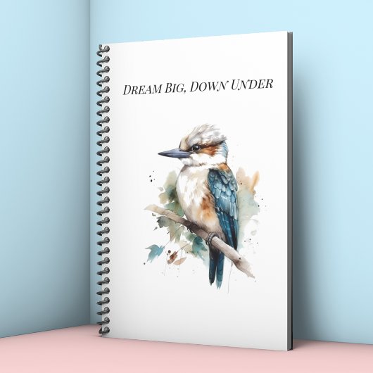 True Blue Kookaburra, custom Notitieboek