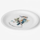 True Blue Kookaburra, custom Papieren Bordje (Gekanteld)