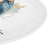 True Blue Kookaburra, custom Snijplank (Hoek)