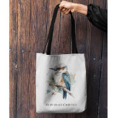 True Blue Kookaburra, custom Tote Bag