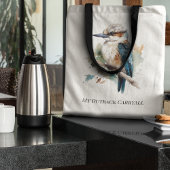 True Blue Kookaburra, custom Tote Bag