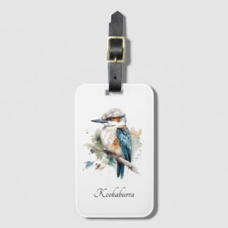 True Blue Kookaburra, op maat Bagagelabel