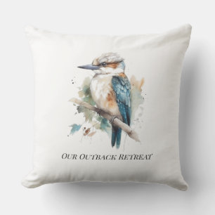 True Blue Kookaburra, op maat Buitenkussen