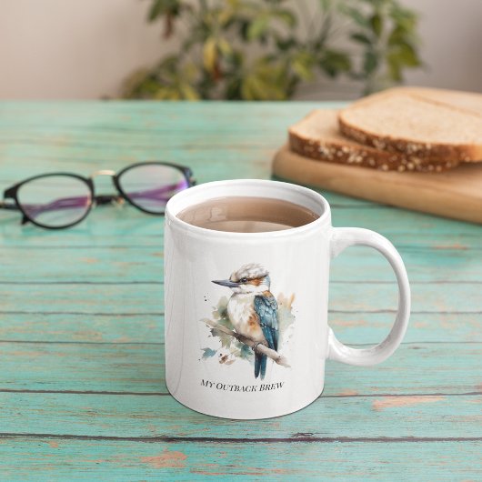 True Blue Kookaburra, op maat gemaakt Koffiemok