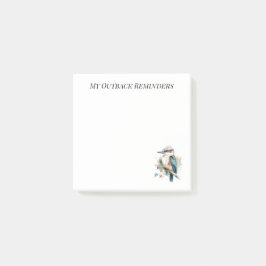 True Blue Kookaburra, op maat gemaakt Post-it® Notes