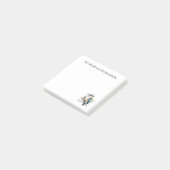 True Blue Kookaburra, op maat gemaakt Post-it® Notes (Schuin)