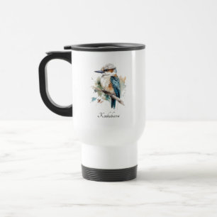 True Blue Kookaburra, op maat gemaakt Reisbeker