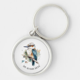 True Blue Kookaburra, op maat gemaakt Sleutelhanger
