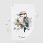 True Blue Kookaburra, op maat Golfhanddoek (Insitu)