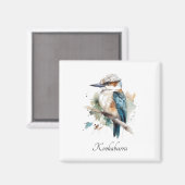 True Blue Kookaburra, op maat Magneet (Voorkant / Achterkant)