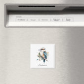 True Blue Kookaburra, op maat Magneet (Insitu (Vaatwasser))