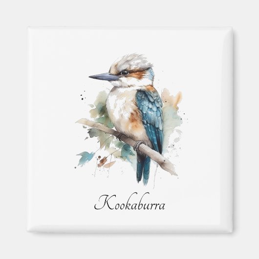 True Blue Kookaburra, op maat Magneet (Voorkant)