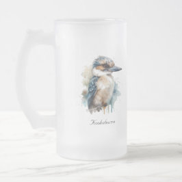 True Blue Kookaburra, op maat Matglas Bierpul