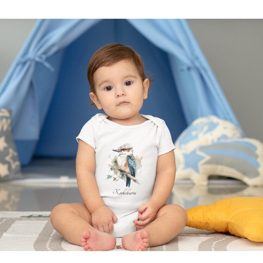 True Blue Kookaburra, op maat Romper