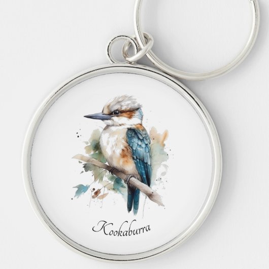 True Blue Kookaburra, op maat Sleutelhanger (Voorkant)