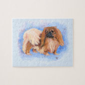True Blue Pekingese Legpuzzel (Horizontaal)