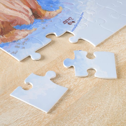 True Blue Pekingese Legpuzzel (Zijkant)